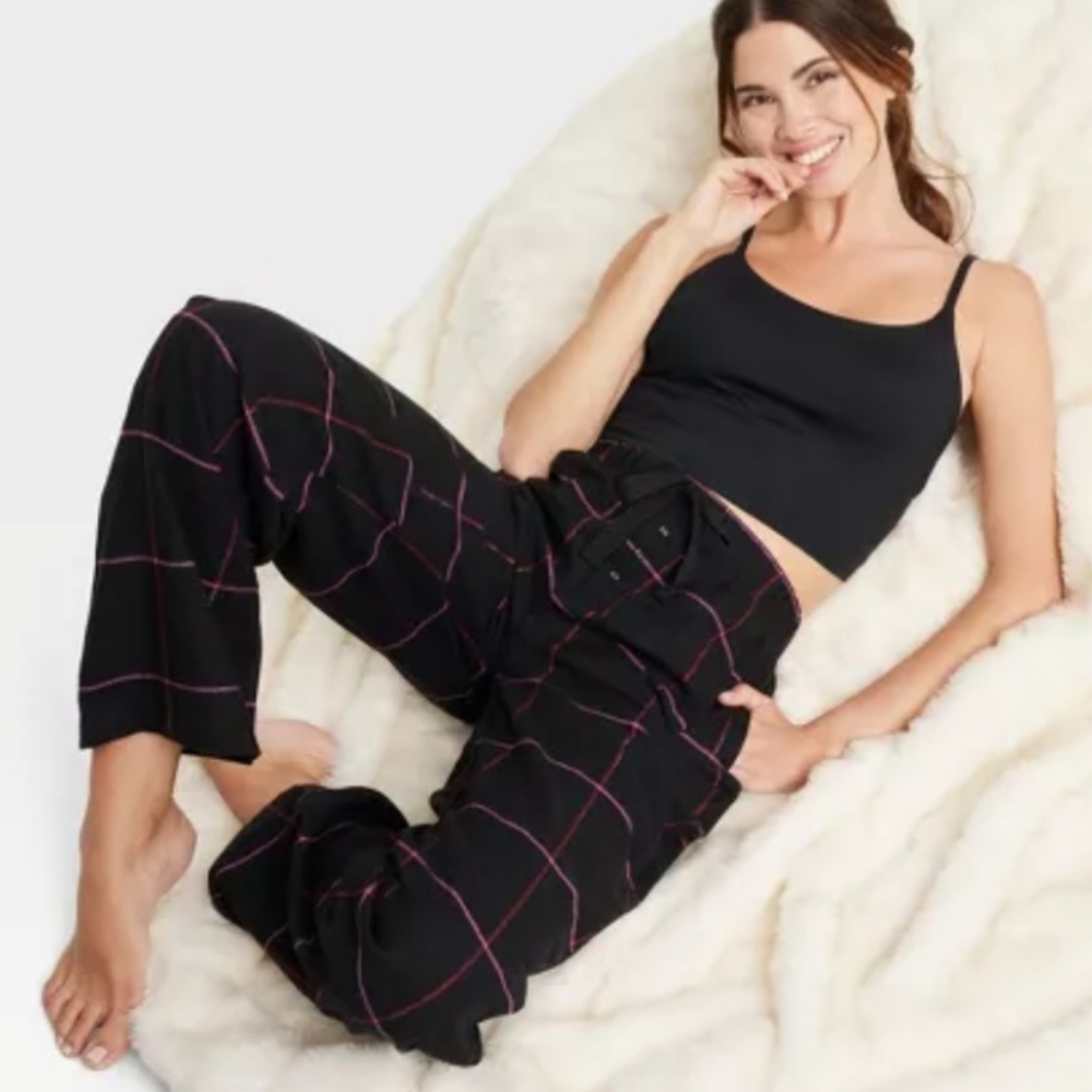 2 pairs of Stars Above women's wide leg pajama pants